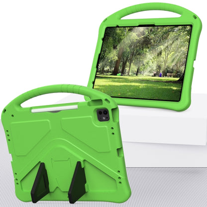 For iPad Air 13 2024 EVA Shockproof Tablet Case with Holder(Green) - iPad Air 13 2024 Cases by buy2fix | Online Shopping UK | buy2fix