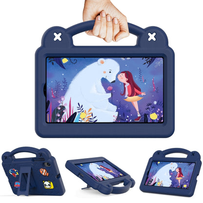 For Walmart Onn 7.0 Gen4 2024 Handle Kickstand Children EVA Shockproof Tablet Case(Navy Blue) - Others by buy2fix | Online Shopping UK | buy2fix