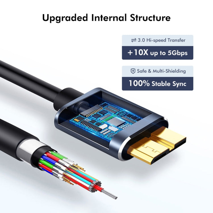 ENKAY USB 3.1 Type-C to USB 3.0 Micro B 10Gbps Data Camera Hard Drive Cable, Length:1m - Others by ENKAY | Online Shopping UK | buy2fix