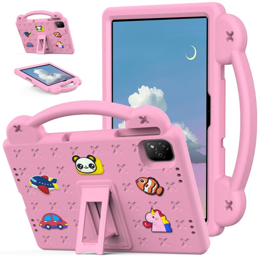 For Infinix Xpad 11 X1101 2024 Handle Kickstand Children EVA Shockproof Tablet Case(Pink) - Others by buy2fix | Online Shopping UK | buy2fix