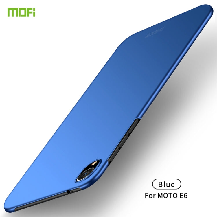 MOFI Frosted PC Ultra-thin Hard Case for Motorola Moto E6(Blue) - Motorola Cases by MOFI | Online Shopping UK | buy2fix