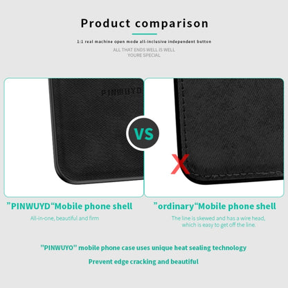 For Xiaomi RedMi Note 8 PINWUYO Zun Series PC + TPU + Skin Waterproof And Anti-fall All-inclusive Protective Shell(Brown) - Xiaomi Cases by PINWUYO | Online Shopping UK | buy2fix