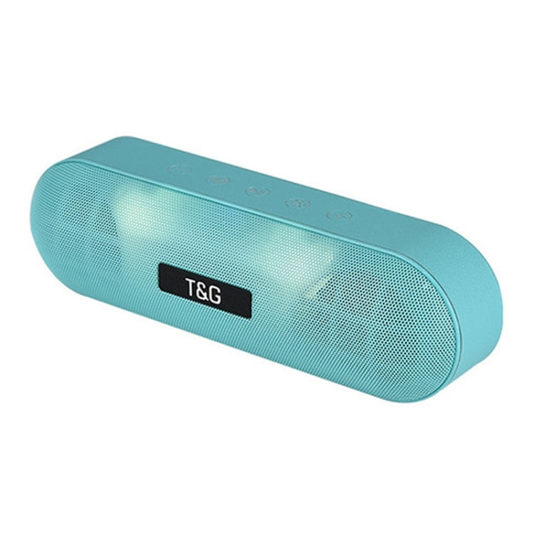 T&G TG148 Portable Stereo Audio Super Bass LED Lantern Pill Wireless Bluetooth Speaker(Green) - Desktop Speaker by T&G | Online Shopping UK | buy2fix