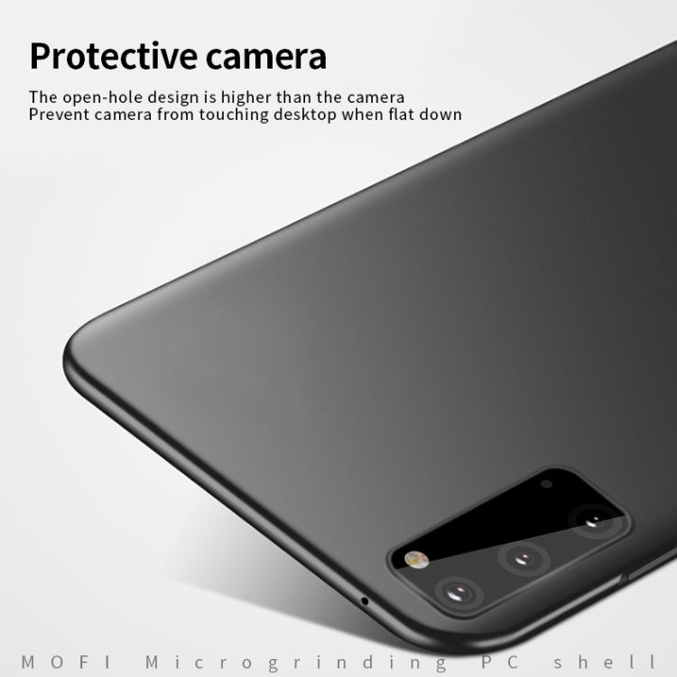 For Galaxy S20 MOFI Frosted PC Ultra-thin Hard Case(Black) - Galaxy Phone Cases by MOFI | Online Shopping UK | buy2fix