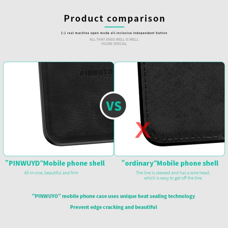 For Huawei Nova 6 SE PINWUYO Zun Series PC + TPU + Skin Waterproof And Anti-fall All-inclusive Protective Shell(Grey) - Huawei Cases by PINWUYO | Online Shopping UK | buy2fix