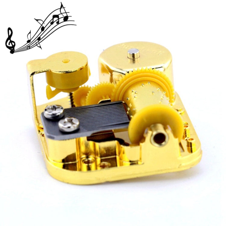 Eight-tone Gold-plated Bar Repair Parts DIY Sky City Paperback Music Box(Swan Lake) - Music Box by buy2fix | Online Shopping UK | buy2fix