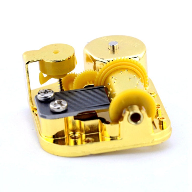 Eight-tone Gold-plated Bar Repair Parts DIY Sky City Paperback Music Box(Love Story) - Music Box by buy2fix | Online Shopping UK | buy2fix