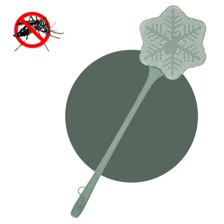 Summer Plastic Fly Swatter Flycatcher, Style:Snowflake Pattern(Green) - Fly Swatter by buy2fix | Online Shopping UK | buy2fix