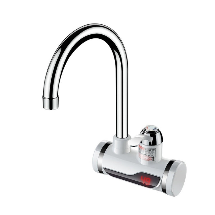 Kitchen Instant Electric Hot Water Faucet Hot & Cold Water Heater CN Plug Specification: Digital Display Side Water Inlet - Faucets & Accessories by buy2fix | Online Shopping UK | buy2fix