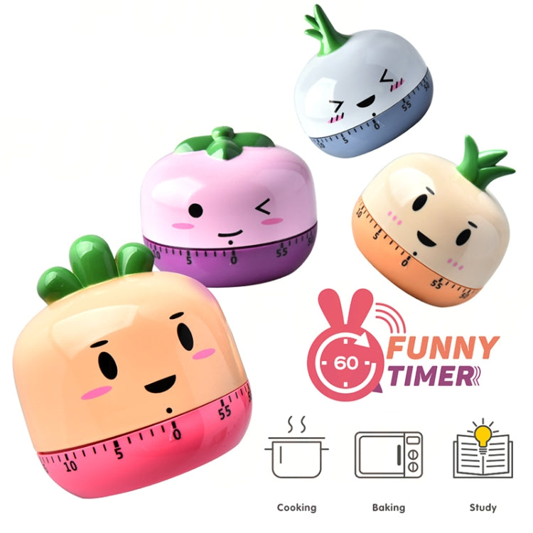 Kitchen Mechanical Timer Cartoon 60 Minutes Timer Baking Cooking Reminder(Pineapple) - Digital Countdown by buy2fix | Online Shopping UK | buy2fix