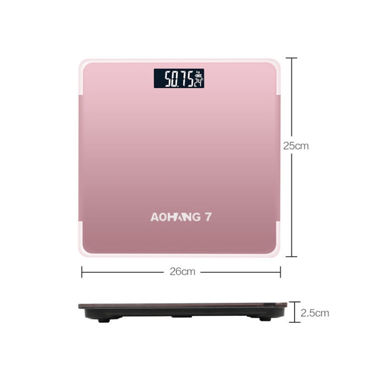 AOHANG7 Home Precision Weight Scale(Bright Black) - Body Scales by buy2fix | Online Shopping UK | buy2fix