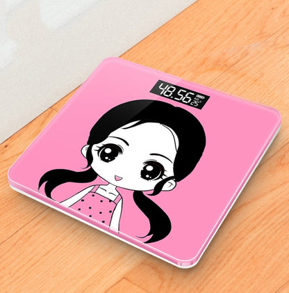 Mini Electronic Scale Home Weighing Scale Charging Stlye(Cute Girl) - Body Scales by buy2fix | Online Shopping UK | buy2fix