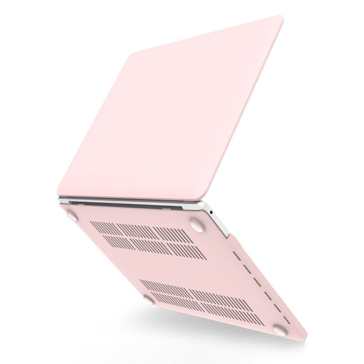 For MacBook Retina 12 A1534 Hollow Cream Style Laptop Plastic Protective Case(Rose Pink) - MacBook Cases by buy2fix | Online Shopping UK | buy2fix