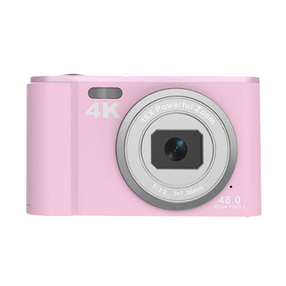 DC303A 2.8-Inch 4K 16X Zoom HD Digital Camera Mini Children Photography Camera EU Plug(Pink) - Children Cameras by buy2fix | Online Shopping UK | buy2fix