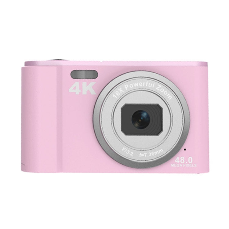 DC303A 2.8-Inch 4K 16X Zoom HD Digital Camera Mini Children Photography Camera UK Plug(Pink) - Children Cameras by buy2fix | Online Shopping UK | buy2fix