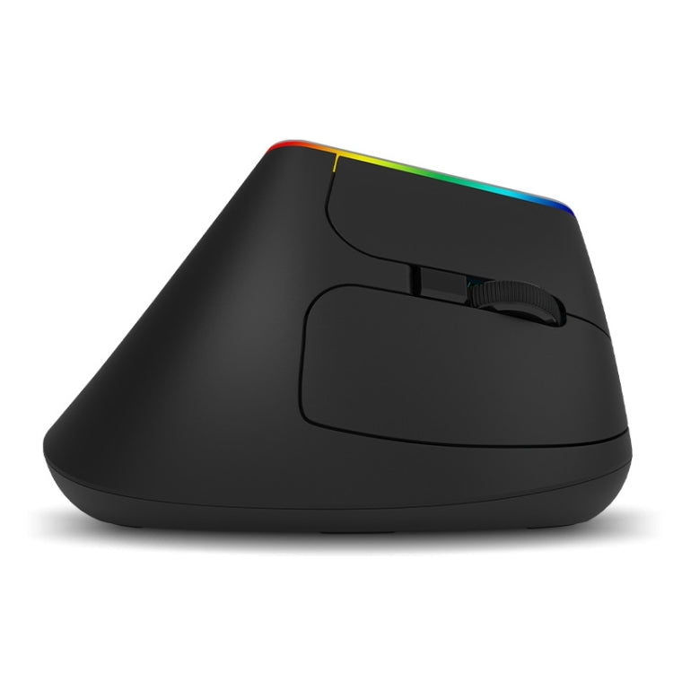 DELUX M618DB 6-Keys 1600 DPI RGB Vertical Wireless Bluetooth Dual-Mode Mouse(Lithium Bluetooth Version) - Wireless Mice by DELUX | Online Shopping UK | buy2fix