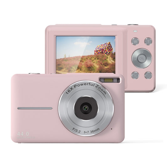 DC403L-AF 2.4-Inch 16X Zoom HD Digital Camera Mini Children Photography Camera UK Plug(Pink) - Children Cameras by buy2fix | Online Shopping UK | buy2fix