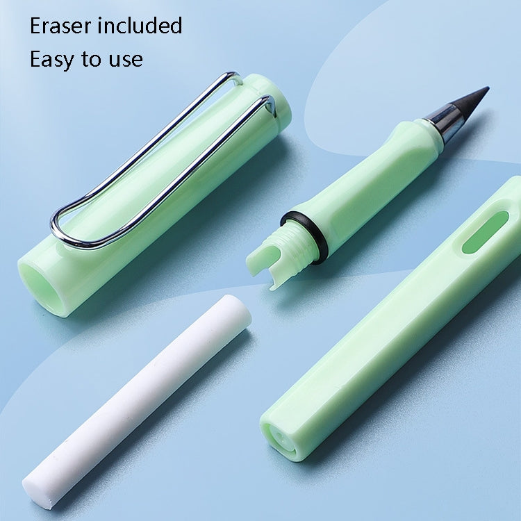 5 PCS No Ink No Need To Sharpen Drawing Sketch Pen Not Easy To Break Erasable HB Writing Pencil(Green) - Pencils by buy2fix | Online Shopping UK | buy2fix