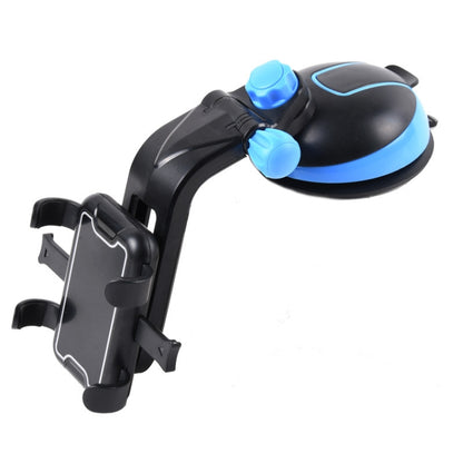 093 Car Navigation Dashboard Windshield Car Phone Holder(Blue) - Car Holders by buy2fix | Online Shopping UK | buy2fix