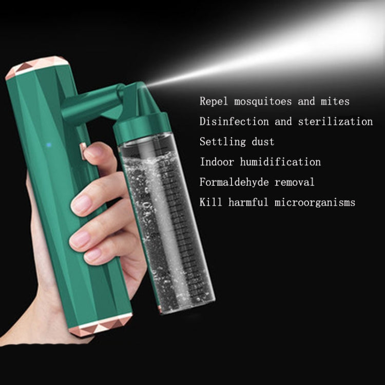 Handheld Blue Light Atomizing Indoor Electric Spray Disinfection Machine(Dark Green) - Disinfector by buy2fix | Online Shopping UK | buy2fix