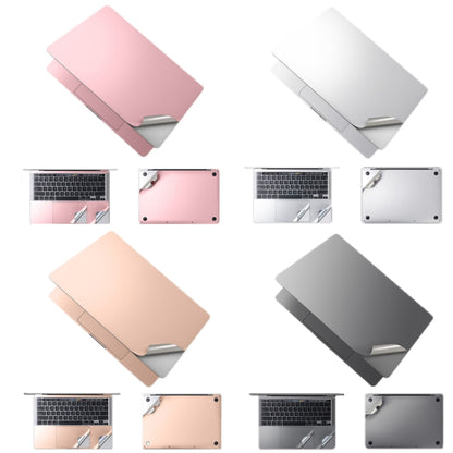 JRC Upper Cover Film + Bottom Cover Film + Full-Support Film + Touchpad Film Laptop Protective Sticker For Macbook 16Pro 2021 A2485(Rose Gold) - Protector Sticker by JRC | Online Shopping UK | buy2fix