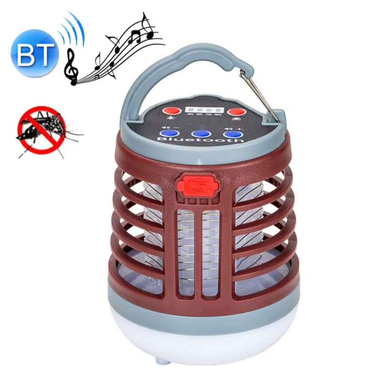 Bluetooth Audio USB Charging Lighting Mosquito Trap(W881 Brown) - Repellents by null | Online Shopping UK | buy2fix