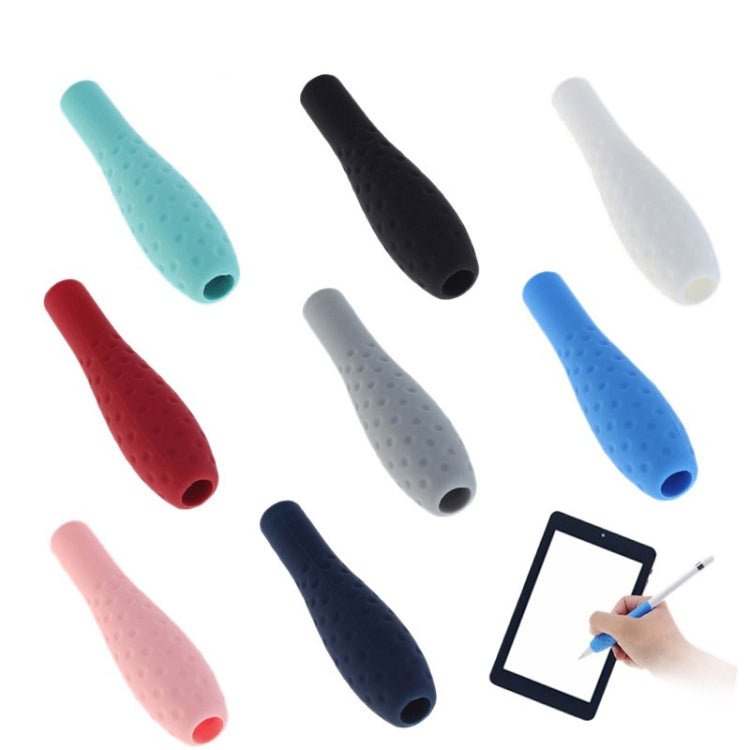 Tablet Stylus Pencil Silicone Case For Apple Pencil 1/2 Gen(Black) - Pencil Accessories by buy2fix | Online Shopping UK | buy2fix