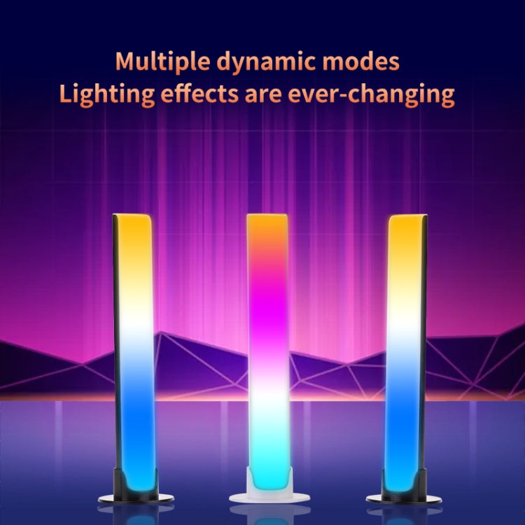 RGB Sound-controlled Rhythmic Response Lights Music Ambient LED Pick-up Lights Plug-in(Upgrade+APP Black) - Novelty Lighting by buy2fix | Online Shopping UK | buy2fix