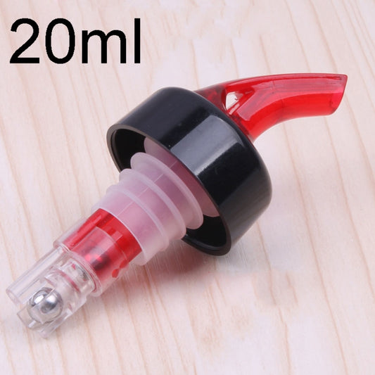 Quantitative Wine Pourer Red Wine Cork Wine Stopper 20ml Red - Bottle Stopper by buy2fix | Online Shopping UK | buy2fix