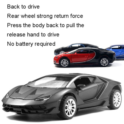 1:36 Simulation Alloy Sports Car Model Children Toy Car Baking Cake Decorative Ornament(Gray) - Model Toys by buy2fix | Online Shopping UK | buy2fix