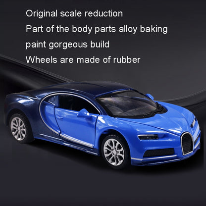 1:36 Simulation Alloy Sports Car Model Children Toy Car Baking Cake Decorative Ornament(Black Blue) - Model Toys by buy2fix | Online Shopping UK | buy2fix