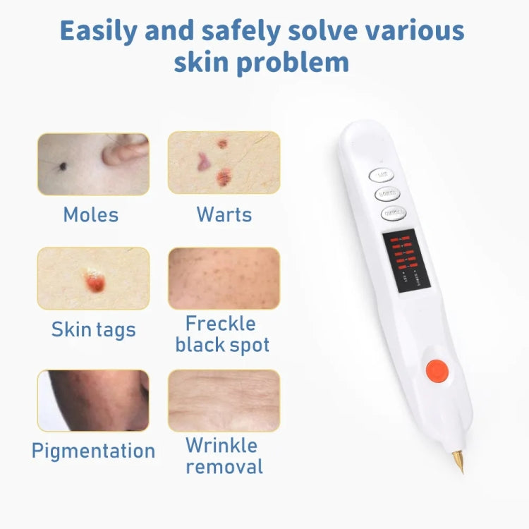 Spot Mole Pen Spot Removal Instrument Home Beauty Instrument, Spec: UK Plug-in Model(Golden) - Beauty Instrument by buy2fix | Online Shopping UK | buy2fix