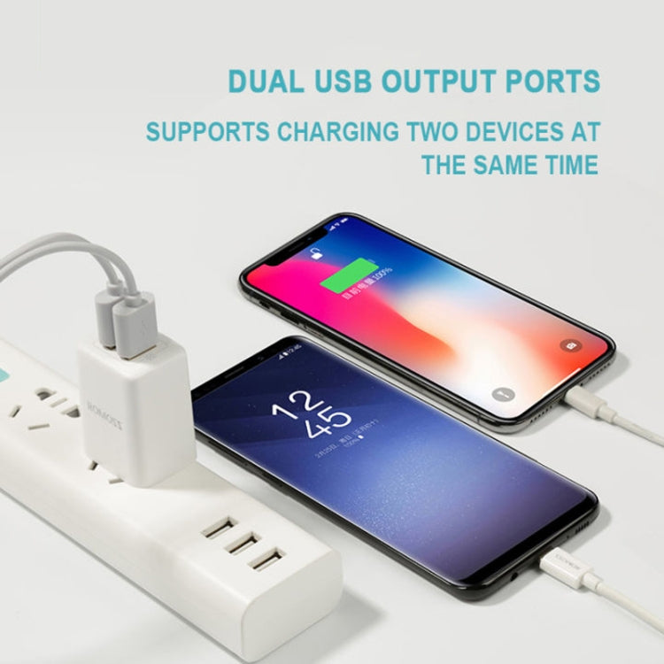 ROMOSS TK12S  10.5W  2.1A Double USB Port Fast Charging Wall Charger,CN Plug - USB Charger by ROMOSS | Online Shopping UK | buy2fix