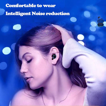 In-Ear Binaural Noise Reduction Wireless Bluetooth Earphones with Power Bank Function(Black) - Bluetooth Earphone by buy2fix | Online Shopping UK | buy2fix