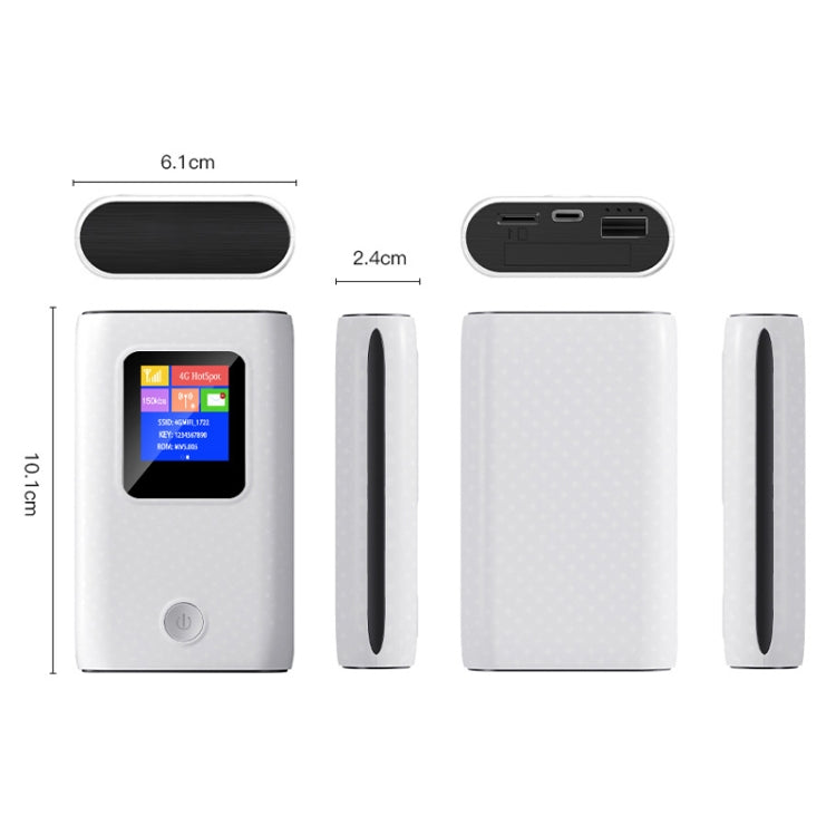 MF905C EU 4G LTE WIFI Router Portable 6000mAh Charging Treasure Wireless Hotspot 150Mbps Pocket Mobile Modem - Wireless Routers by buy2fix | Online Shopping UK | buy2fix