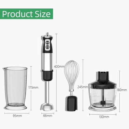 6-in-1 600W Multifunctional  Electric Blender Stainless Steel Food Cooking Stick EU Plug - Stirrer & Squeezer by buy2fix | Online Shopping UK | buy2fix