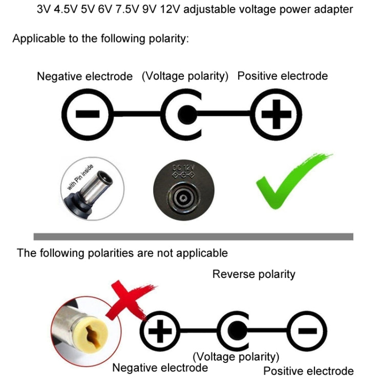 30W USB Interface Adjustable Power Adapter With Power Monitoring LED Light, Specification: AU Plug - Power Supplies by buy2fix | Online Shopping UK | buy2fix