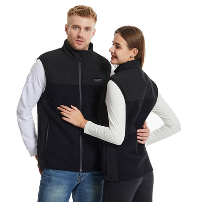 Heated Vest USB Charging Smart Heating Clothing 13 Zones Heating 3 Switch Control, Size: XL/2XL/3XL(Black) - Loose Coat by buy2fix | Online Shopping UK | buy2fix