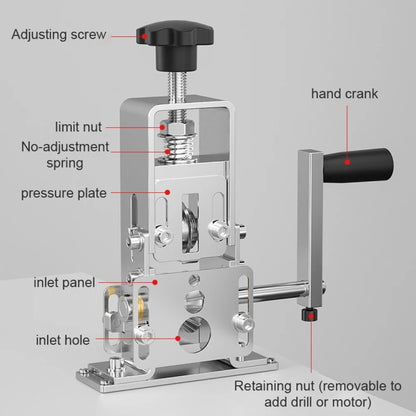 Household Hand-Cranked Small Stripping Machine Waste Wire And Cable Stripping Tool, Style: Peeling Machine - Pliers by buy2fix | Online Shopping UK | buy2fix