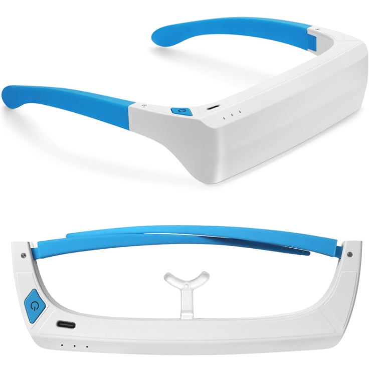 SAD Light Therapy Glasses Wearable UV-Free Blue & White LED Light Therapy Lamp English Version - Others by buy2fix | Online Shopping UK | buy2fix