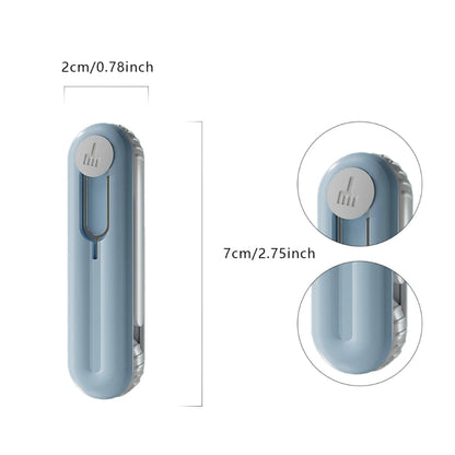 Bluetooth Earphone Cleaning Artifact Phone Dust Removal Tool Multi-Function Cleaning Brush(Sky Blue) - Other Accessories by buy2fix | Online Shopping UK | buy2fix