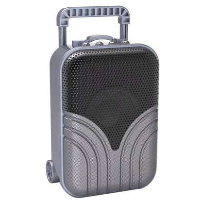 X1 Mini Trolley Case Bluetooth Speaker Retro Card Radio Portable Audio, Color: Deep Black - Mini Speaker by buy2fix | Online Shopping UK | buy2fix