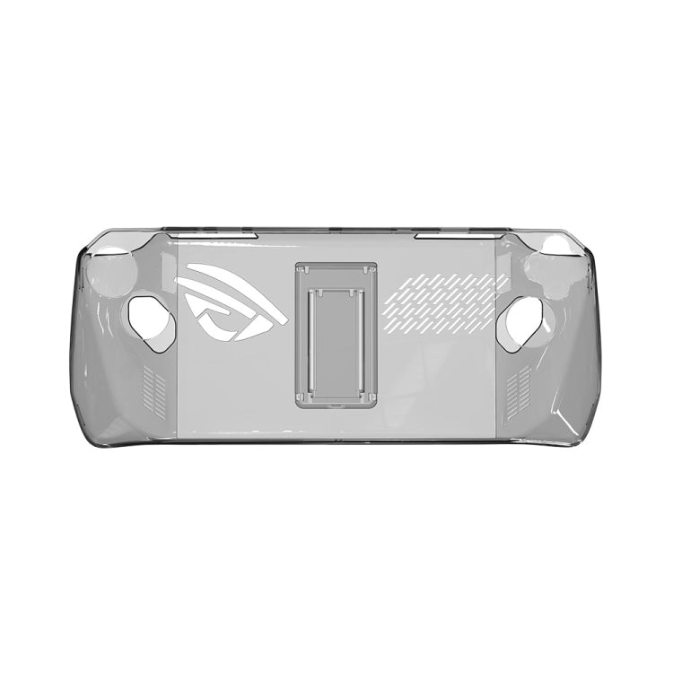 For ASUS ROG Ally Pocket Console Protective Case Transparent Crystal Case TPU Protective Case Accessories(Transparent Black) - Accessories by buy2fix | Online Shopping UK | buy2fix