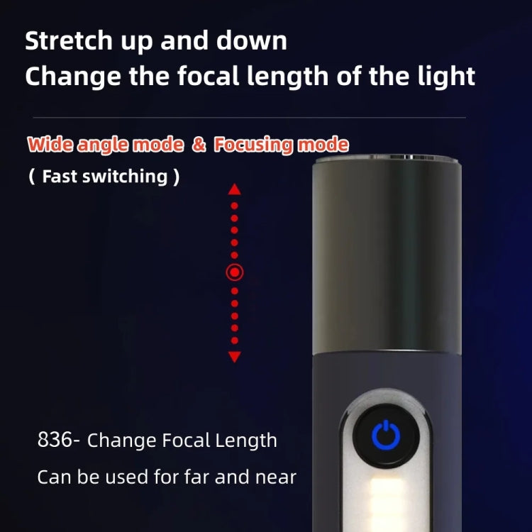 XH-P50 1500mAh Outdoor Lighting Flashlight Outdoor Waterproof Long Shot Small Flashlight - LED Flashlight by buy2fix | Online Shopping UK | buy2fix