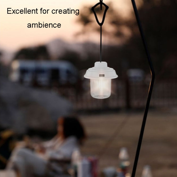 Outdoor LED Camping Light Canopy Hanging Lamp Portable Camping Tent Lights, Style: Battery Model White - Camping Lighting by buy2fix | Online Shopping UK | buy2fix