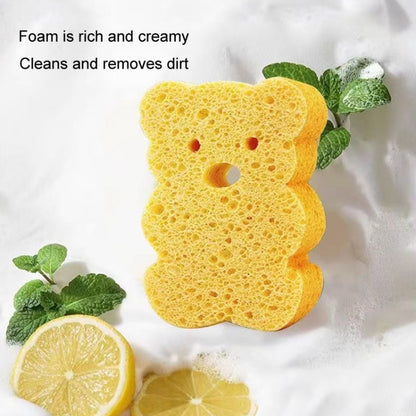 Baby Bathing Wood Pulp Sponge Cute Cartoon Soft Bath Sponge Bath Scrubber, Model: Duck - Bath Brushes & Sponges by buy2fix | Online Shopping UK | buy2fix