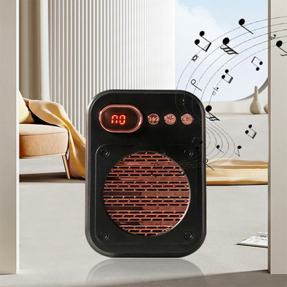 S25 Mini Bluetooth Teacher Guide Speaker Street Stalls Selling Loudspeakers, Color: 2.4G Wireless Black - Loudspeaker by buy2fix | Online Shopping UK | buy2fix