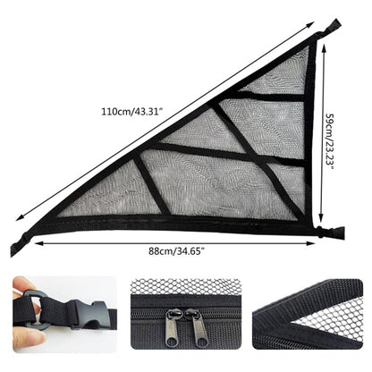 SUV Ceiling Storage Net Car Roof Mesh Storage Bag Suitable For 3-handle Models, Specification: Extra Large Size - Stowing Tidying by buy2fix | Online Shopping UK | buy2fix