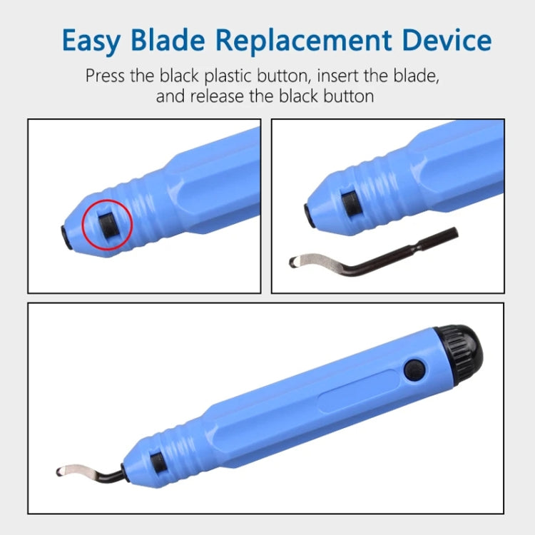 Woodworking Edge Trimmer Deburring Scraper Chamfering Tool(With 1 Black Blade Box Packing) - Wood Planers by buy2fix | Online Shopping UK | buy2fix