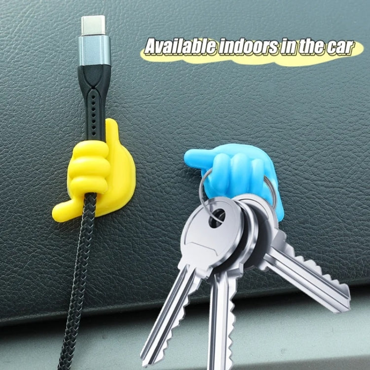 Car Front Storage Hook Desk Organization, Random Color Delivery, Size: 10pcs Small - Auto Fastener & Clips by buy2fix | Online Shopping UK | buy2fix